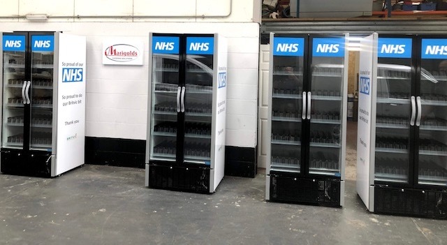 Rolling out some sponsored fridges to hospitals